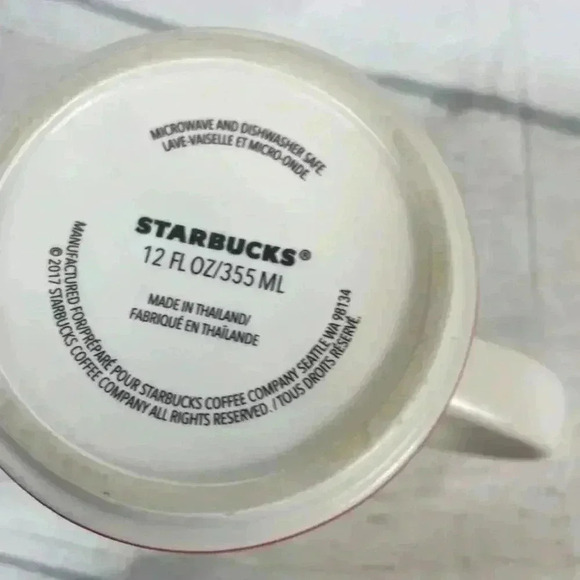 2017 Starbucks Cactus Lights Succulent Holiday Christmas 12 Oz Mug Coffee tea - Picture 7 of 9